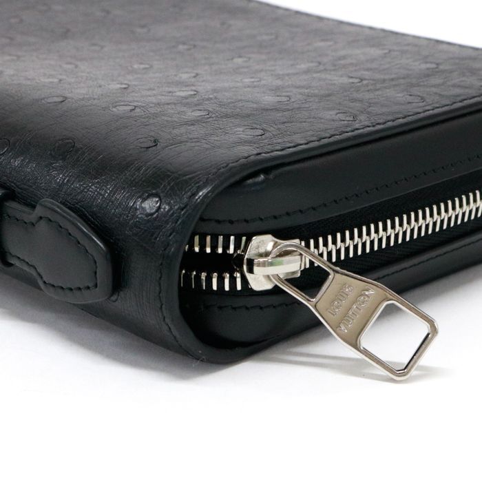 ルイヴィトン LOUIS VUITTON ジッピーXL オーストリッチ (レザー  