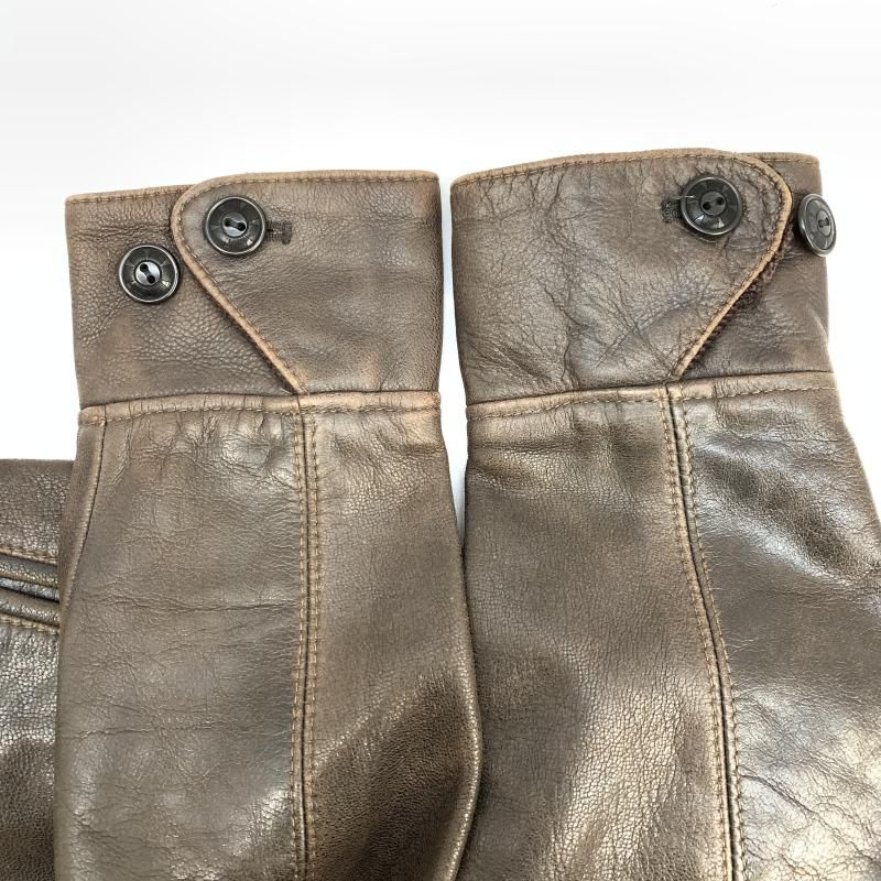 中古】WESTRIDE ゴートレザー シングルライダースジャケット size34