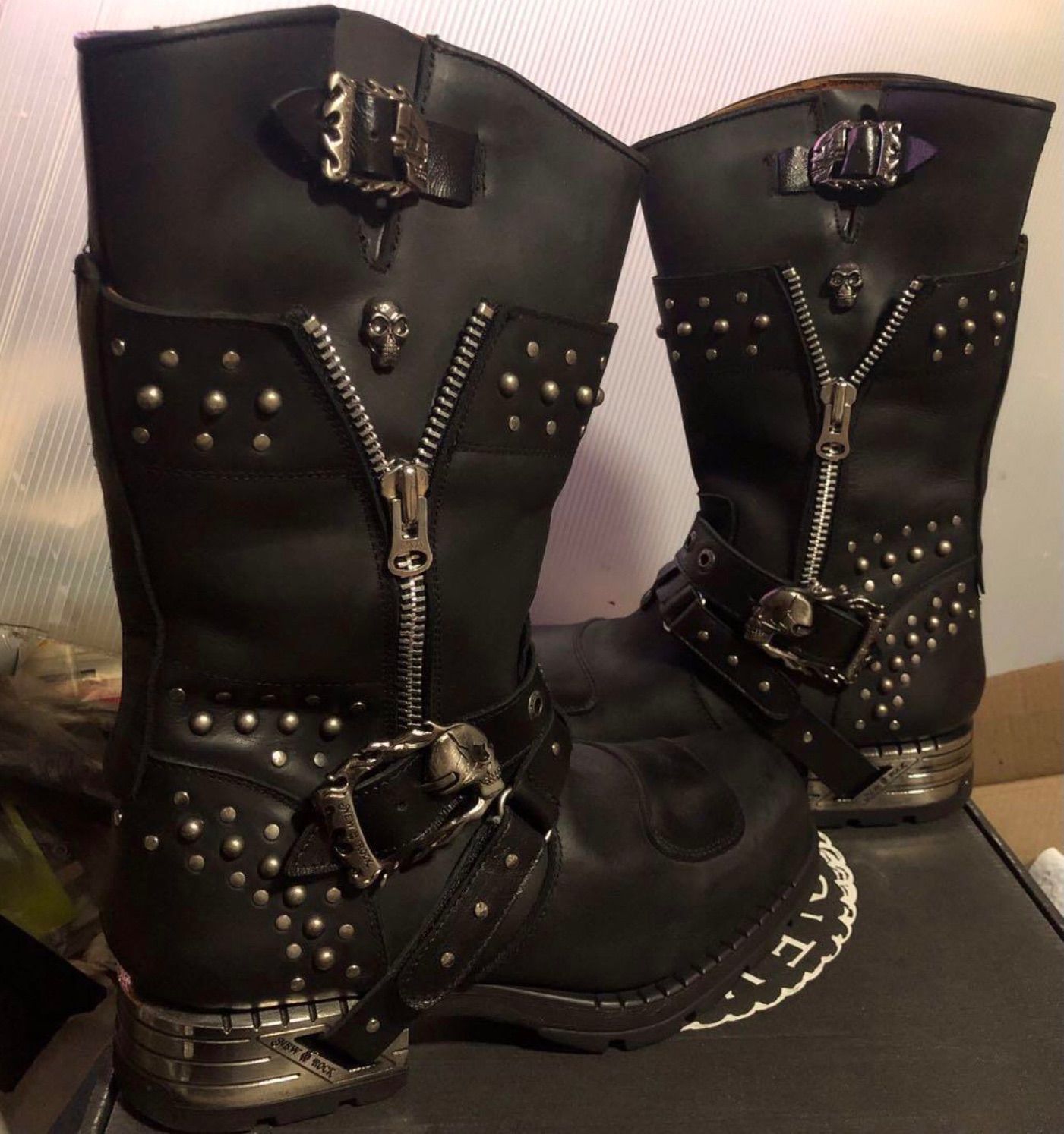 新作登場，品質保証 ハーレーダビッドソン　ライダーブーツ　本革 エンジニアブーツ　26センチ中古　ブレイクアウト　フォーティーエイト　４８　883などに