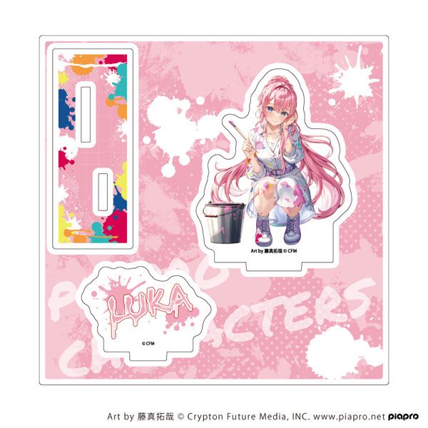 ピアプロキャラクターズ 16/巡音ルカ ペンキver.（描き起こし