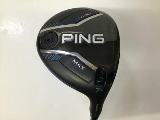 ピン G440 MAX 7W フェアウェイウッド FW PING TOUR 2.0 BLACK 65 FW フレックスS メンズ 男性用 右利き 右用 Bランク ゴルフクラブ