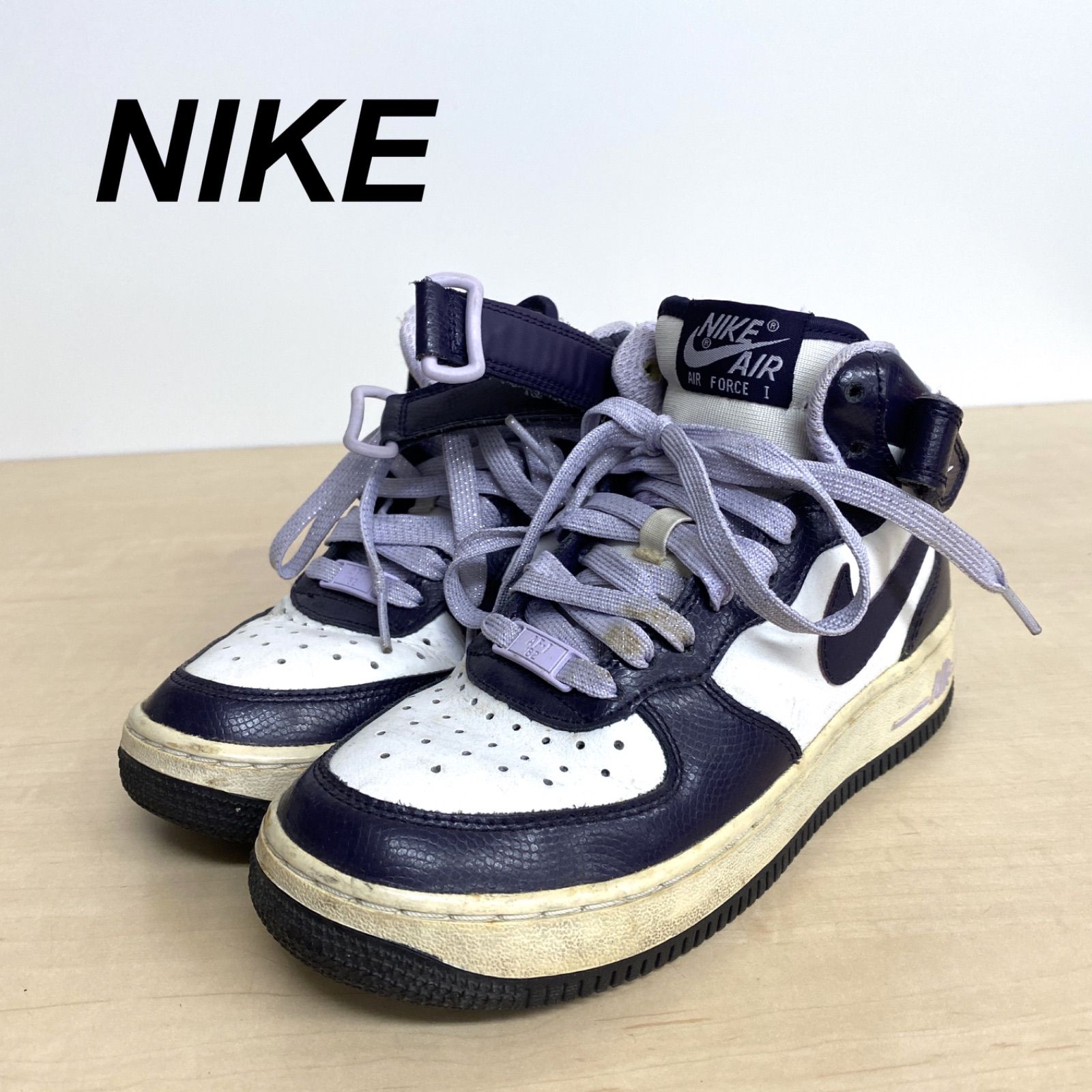 NIKE AIR FORCE 1 23cm キッズハイカットスニーカー K70 - a lot‬