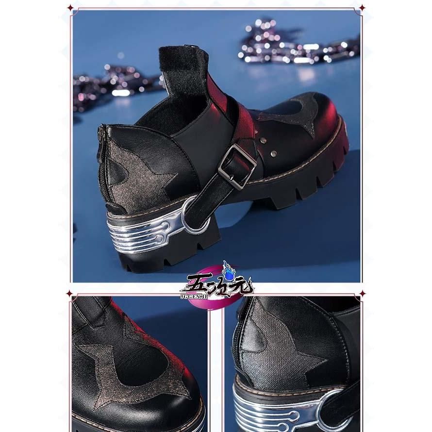 新発売 高品質 三分妄想 原神 コスプレ リオセスリ 靴 靴カバー込み