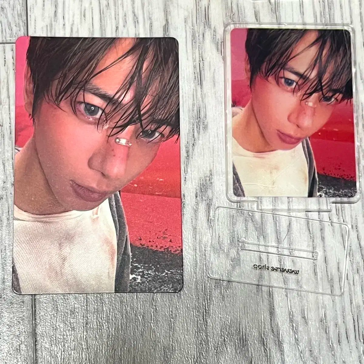 TXT テヒョン　TAEHYUN　トレカ　ラキドロ　weverse 公式】 TXT テヒョン TAEHYUN 태현 トレカ ラキドロ - メルカリ