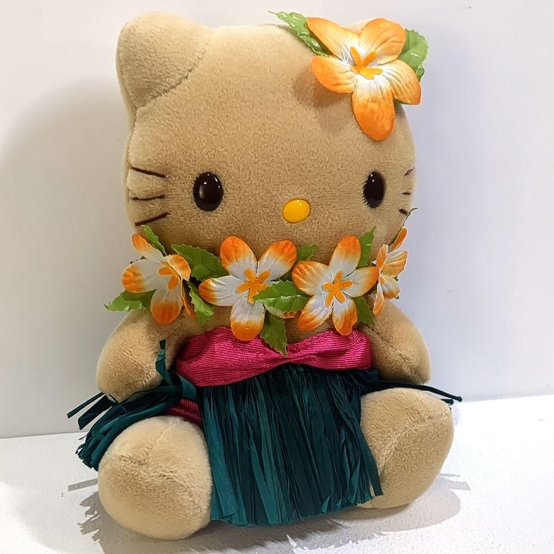ハワイ 日焼け ガングロ キティ 花飾り レイ 2001 サンリオ