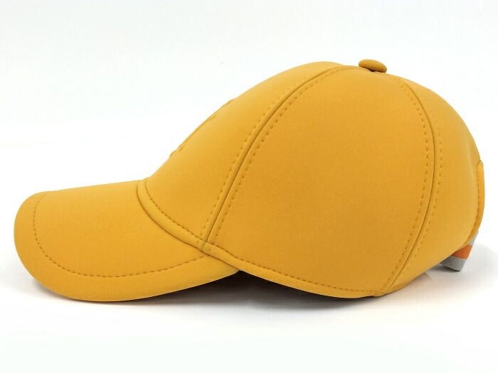 HERMES キャップ 帽子 ネオバン イエロー 表記サイズM