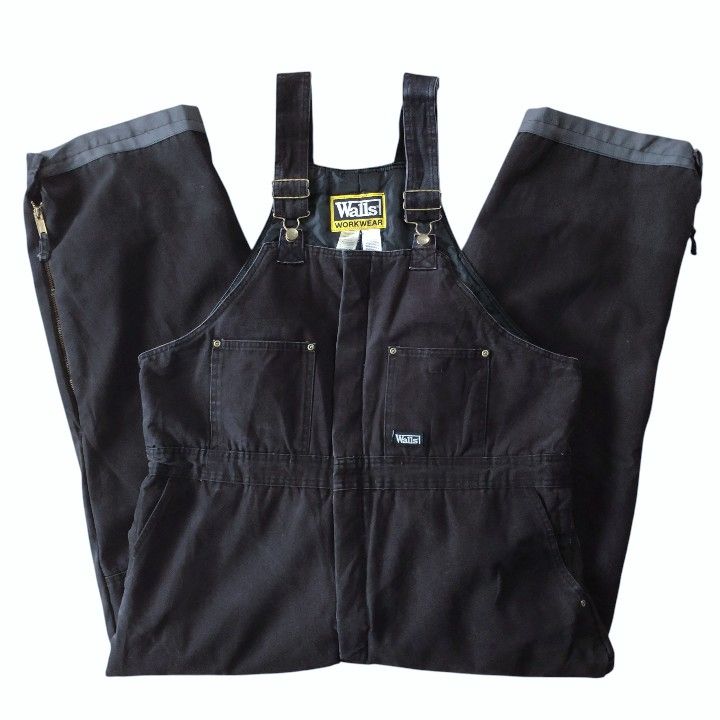 walls オーバーオール キルティング裏地 ダック地 80s 90s USA製