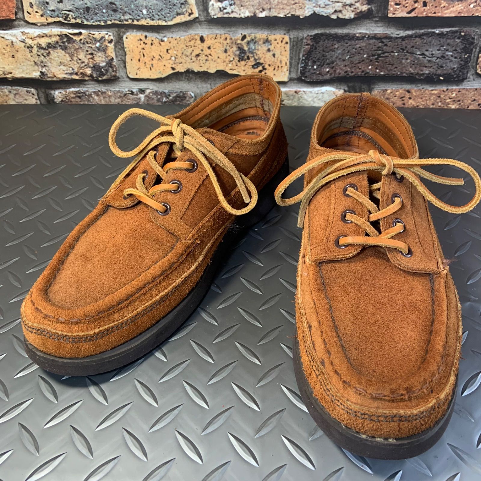 訳有り　ラッセルモカシン×アンユーズド　別注モカシン ☆UNUSED × Russell Moccasin HURON MOCCASIN US8E JP26cm アン
