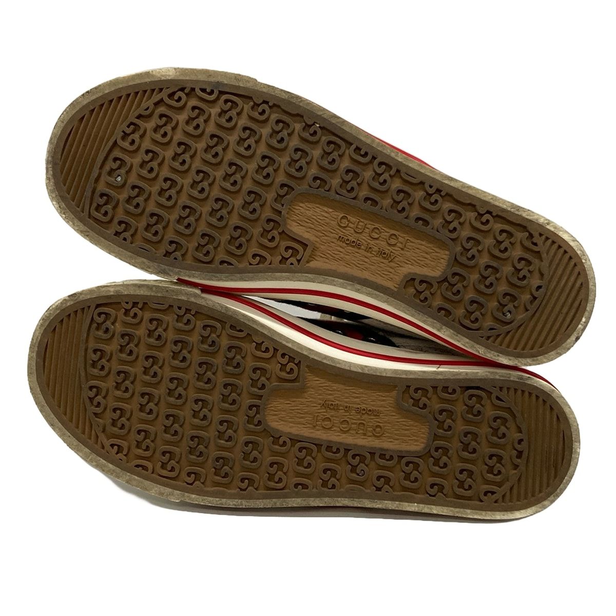 極美品 GUCCI グッチ スニーカー バスケット ハイカット