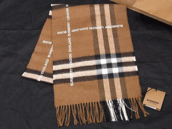 □新品□未使用□ BURBERRY バーバリー ノバチェック カシミア100