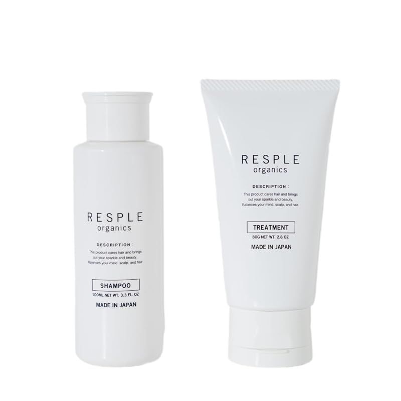 レスプルオーガニクス RESPLEorganics トライアルセット （スカルプシャンプー100mL+リペアトリートメント80g） シャンプー リンスセット 0