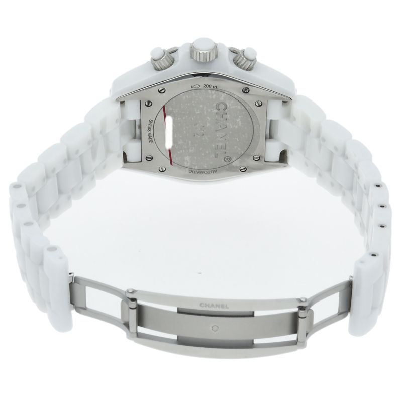 シャネル J12 ウォッチ 41mm クロノグラフ 9Pダイヤ H2009 箱