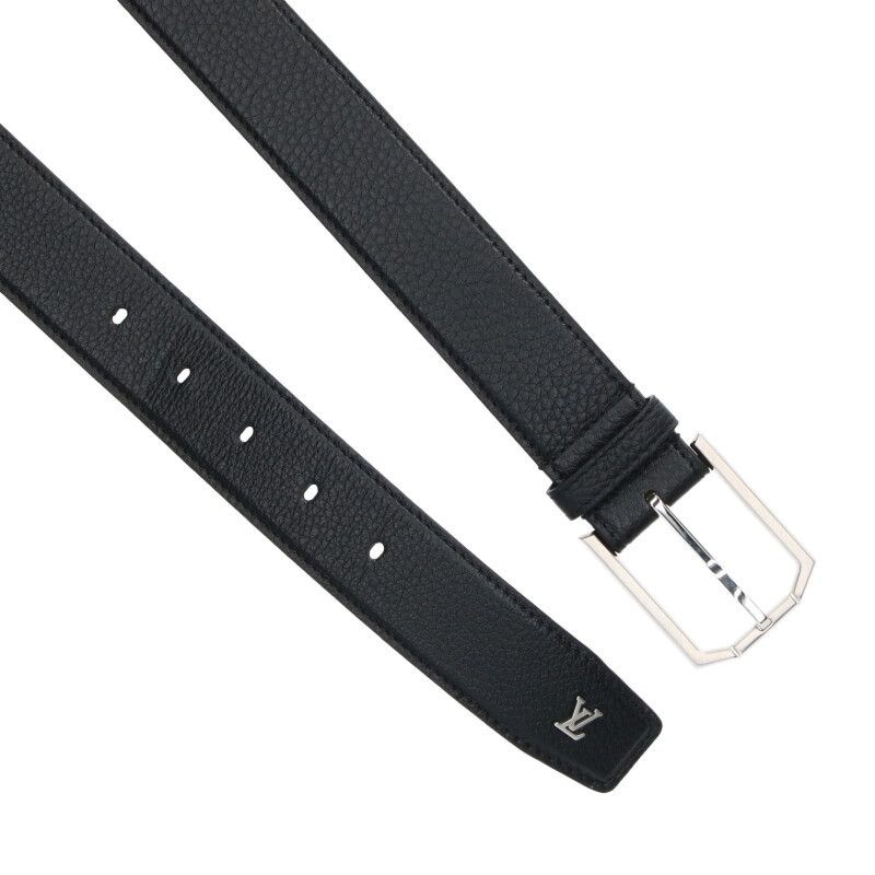 ルイヴィトン M8632Q ベルト・ヘリテージ 35MM LVピン/グレインレザー  