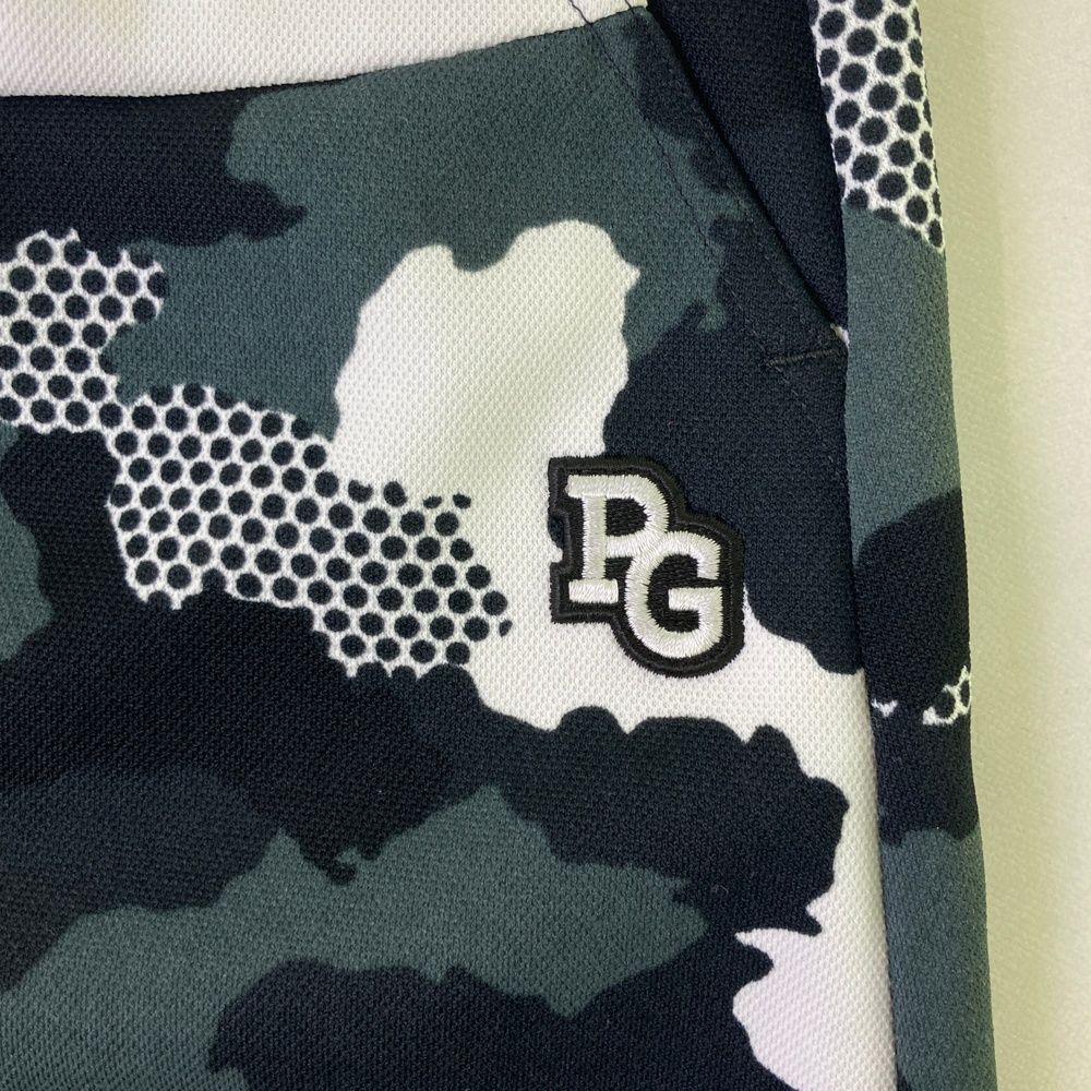 サイズ：2 PEARLY GATES パーリーゲイツ スカート 刺繍 カモフラ 迷彩