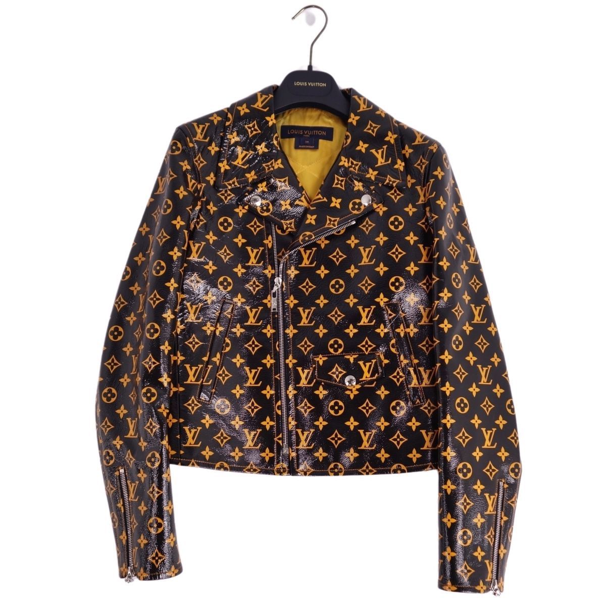 ルイヴィトン LOUIS VUITTON ジャケット レザージャケット ダブル 
