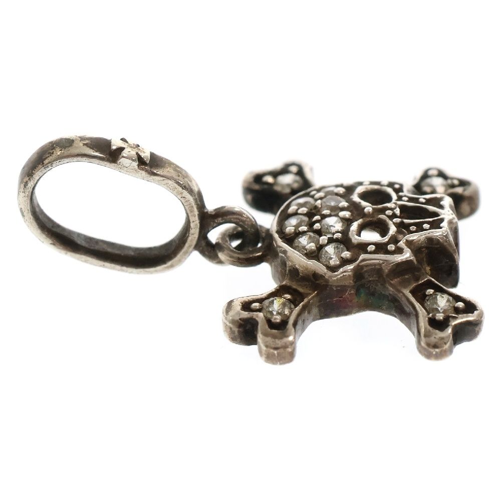 ローリーロドキン Loree Rodkin スモール ゴシック ピース ハート ペンダント K18WG ダイヤモンド ネックレス ユニセックス 101705997