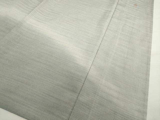 平和屋着物▽本塩沢 やまだ織 訪問着 染色作家 桐村博 単衣 霞文 正絹  