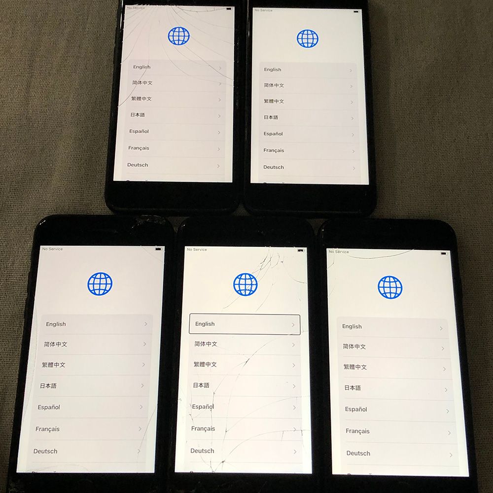 ◇ジャンク品◇【5点セット・SIMロック解除済】Apple iPhone SE (第3