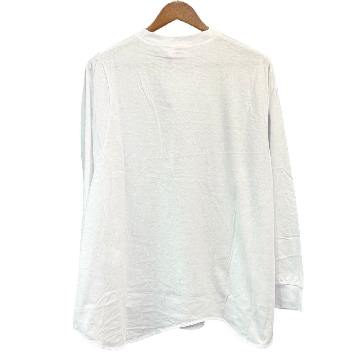 nagonstansナゴンスタンス ホワイト 長袖トレーナー S/M ドッキング kigaeru_33949122020