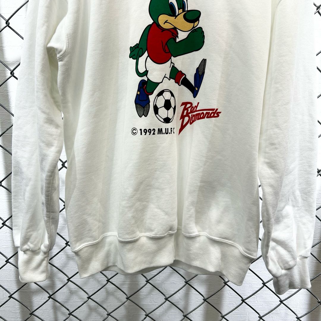 90s 浦和レッズ レディアプリント スウェット Jリーグ 浦和 レッズ RED