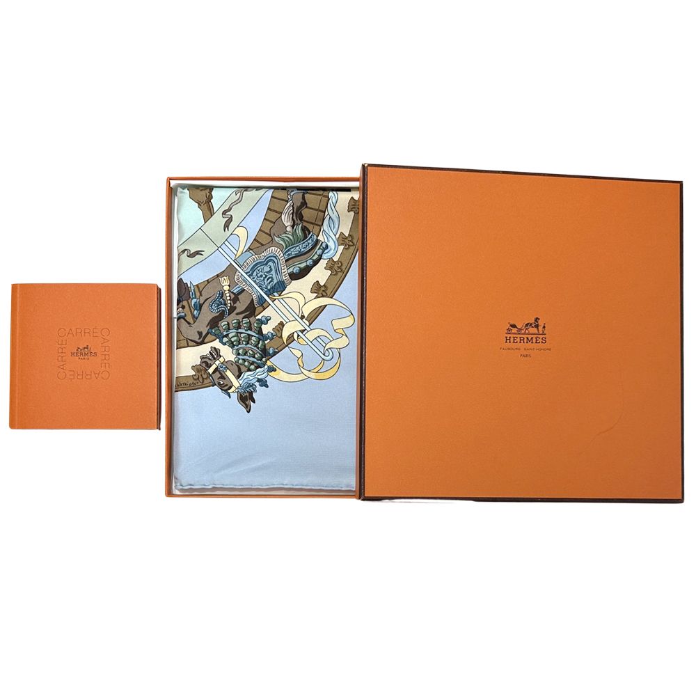 エルメス HERMES スカーフ カレ90 Musee Vivant du Cheval
