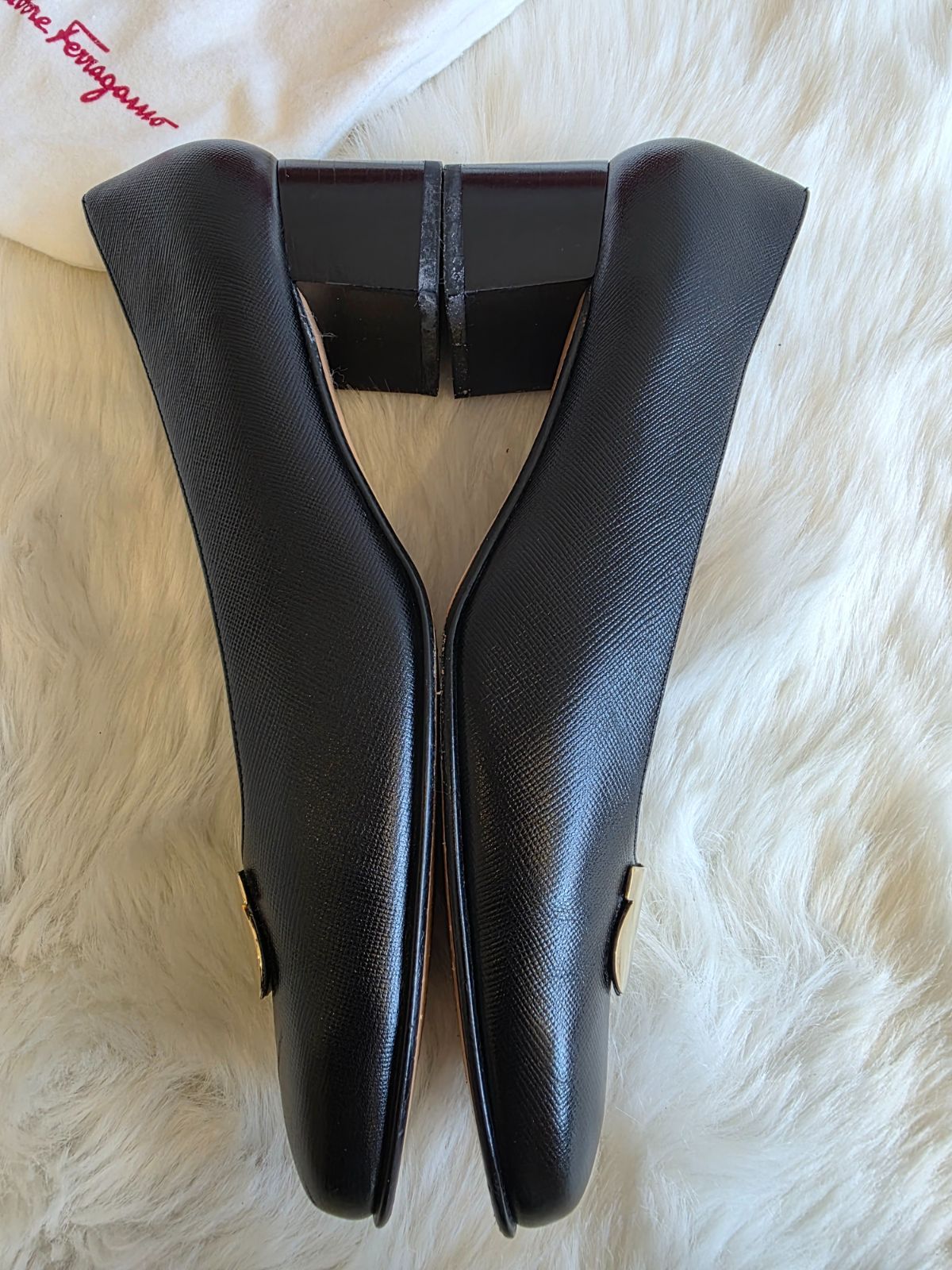 極美品　サルヴァトーレフェラガモ　パンプス　ハイヒール　ガンチーニ金具　レザー Salvatore Ferragamo - 未使用 サルヴァトーレ フェラガモ