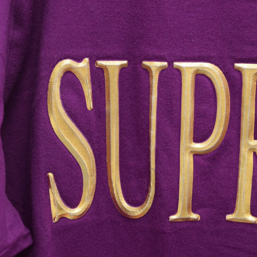SUPREME (シュプリーム) 16AW Gold Logo L/S Tee ゴールドロゴ ロング 