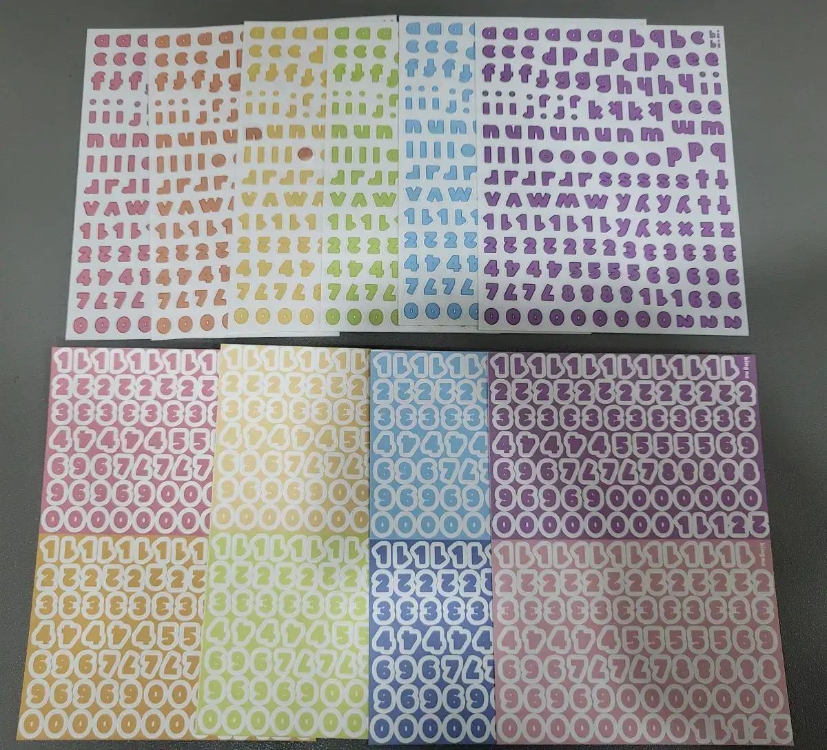 数値 ステッカー