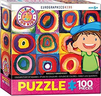 ストア Wassily Kandinsky 100ピースパズル スクエアーのカラー