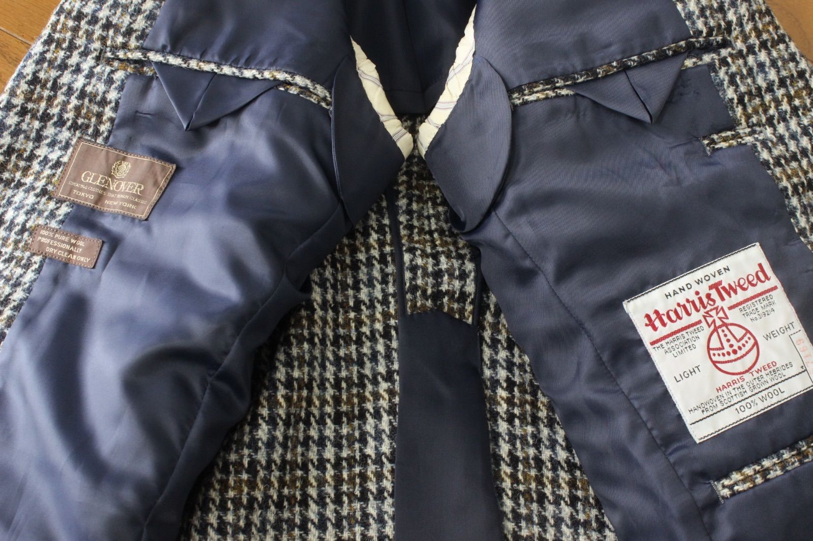 22【極美品】GLENOVER グレンオーヴァー ハリスツイード