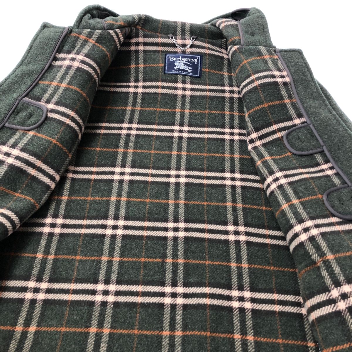 【最終値下げ】Burberry ダッフルコート　カーキ バーバリーロンドン ダッフルコート カーキ 8サイズ M - メルカリ