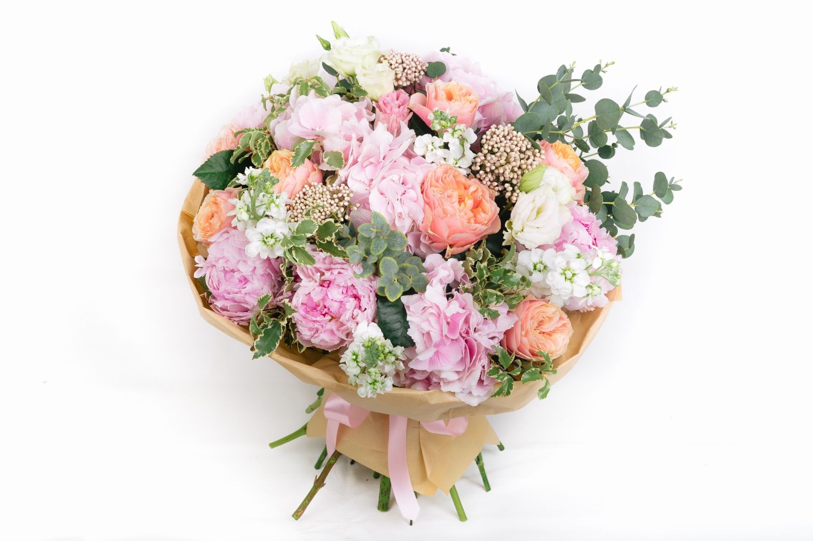京花伝 - Floreclat - 生花 ブーケ ピンク系 京都70年以上老舗 デザイナー 大切な人 記念日 プレゼント インテリア 結婚式 敬老の日