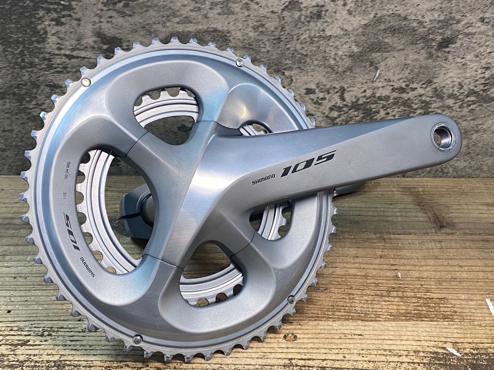 JL077 シマノ SHIMANO 105 FC-R7000 クランクセット シルバー 50|34T 175mm