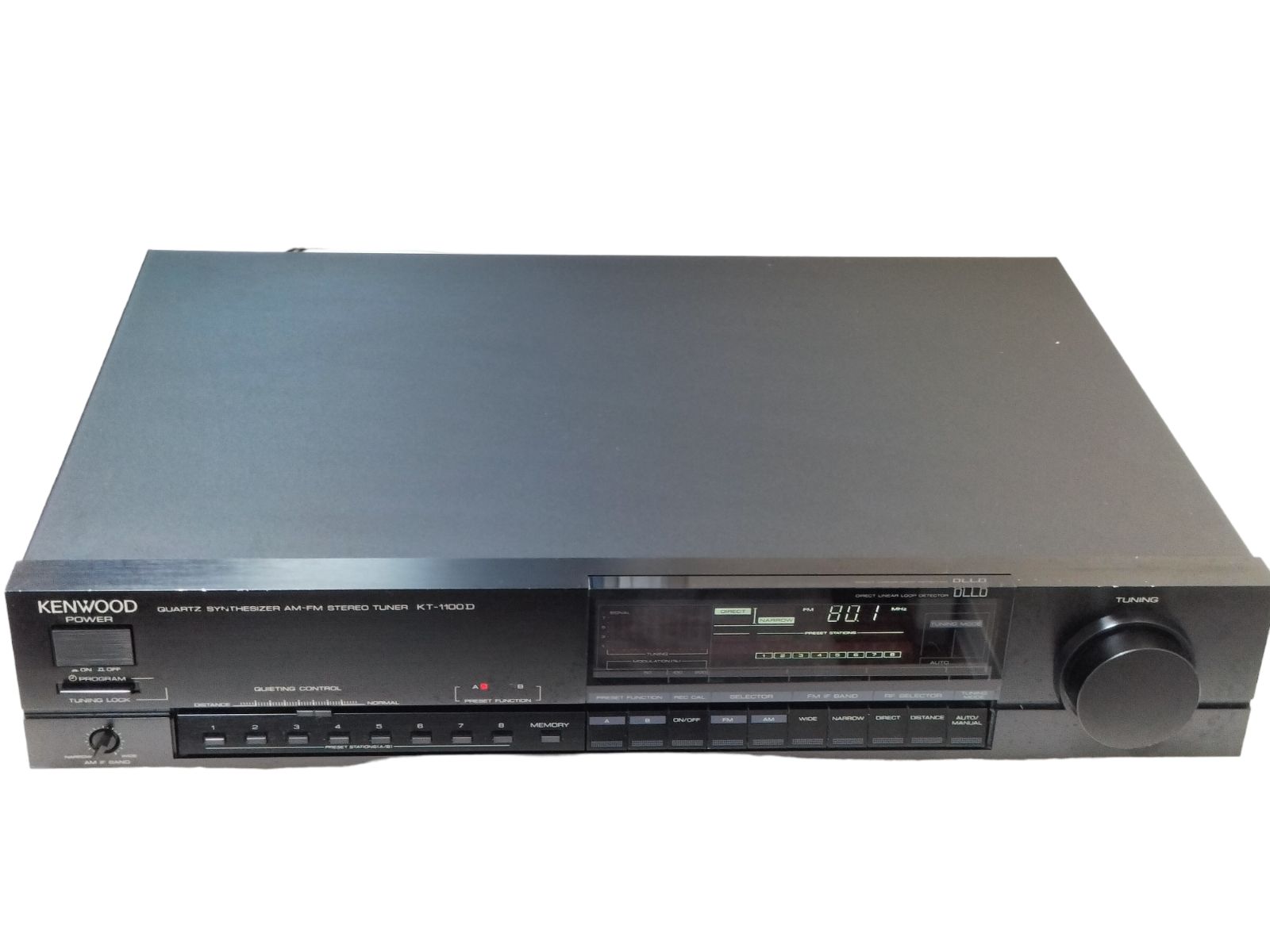 1987年 昭和⭐希少 FM/AMチューナー】 KENWOOD ケンウッド KT