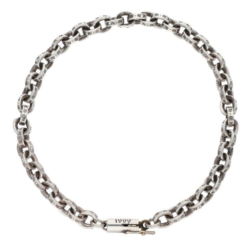 クロムハーツ ペーパーEチェーン シルバーブレスレット 7inch CHROME HEARTS クロムハーツ ペーパー E チェーン ブレスレット