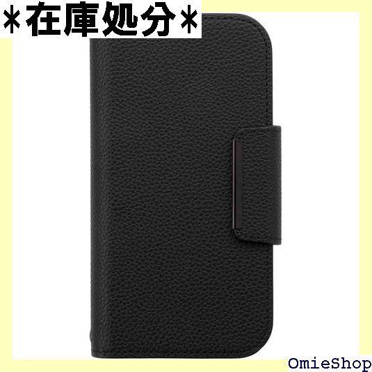 ドコモ純正 iPhone 16 pro用 スマホケース レザーフリップ ブラック 収納 マグネットベルト 1606