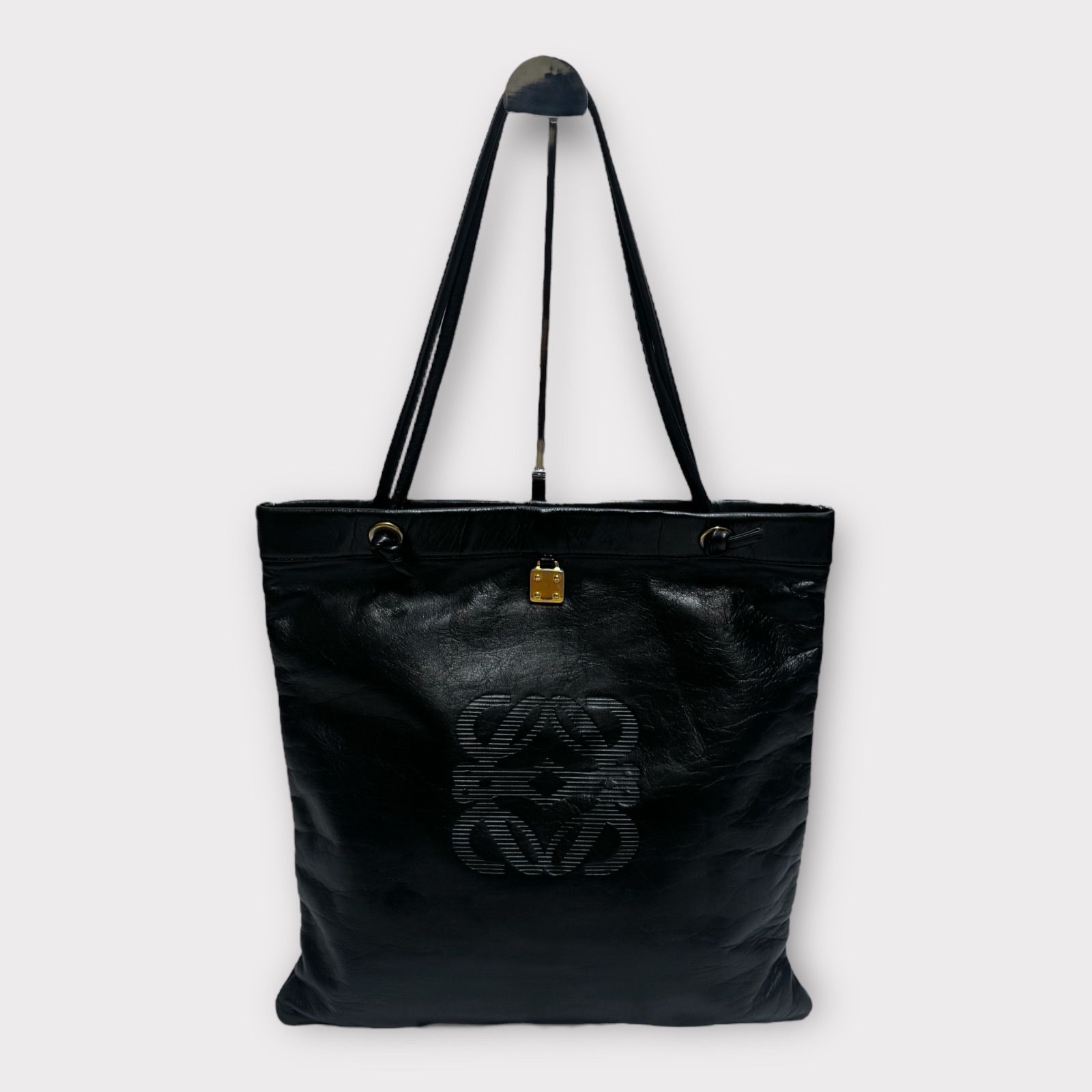 美品！LOEWE ロエベ アナグラム レザー トートバッグ A4サイズ