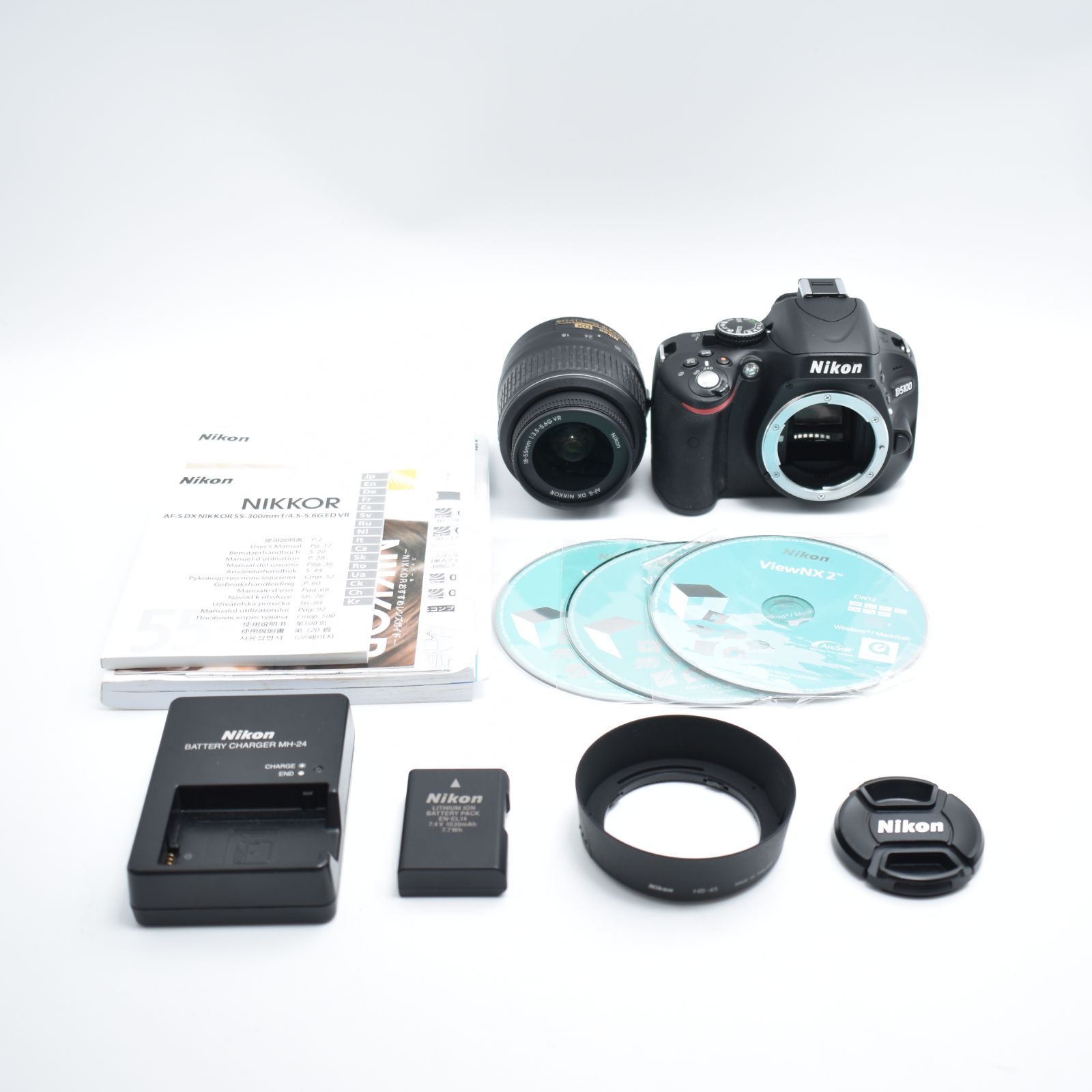 B 8190 Nikon デジタル一眼レフカメラ D5100 18-55VR レンズキット