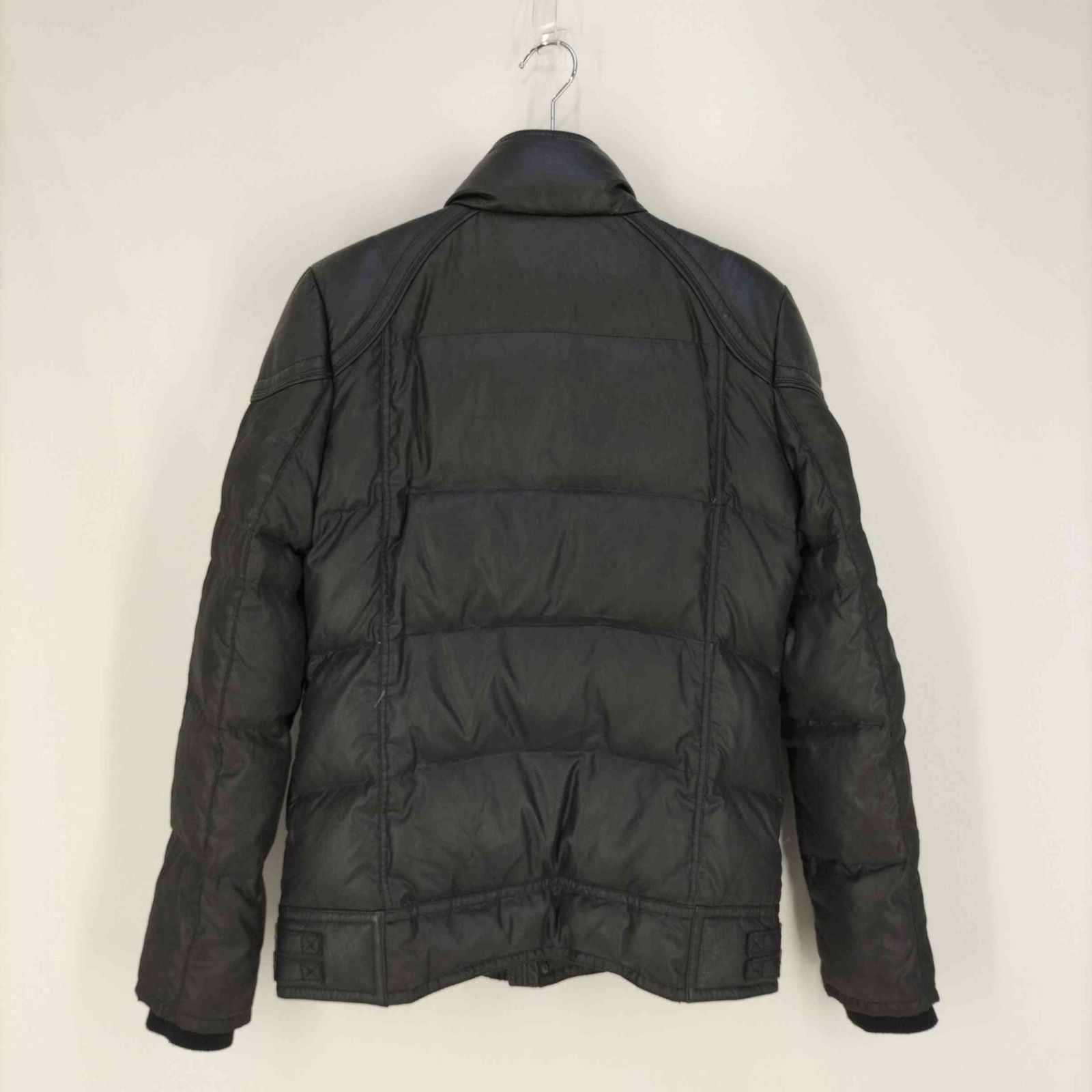 ユーズドフルギ USED古着 レザー切替 ダウンジャケット メンズ JPN：2  