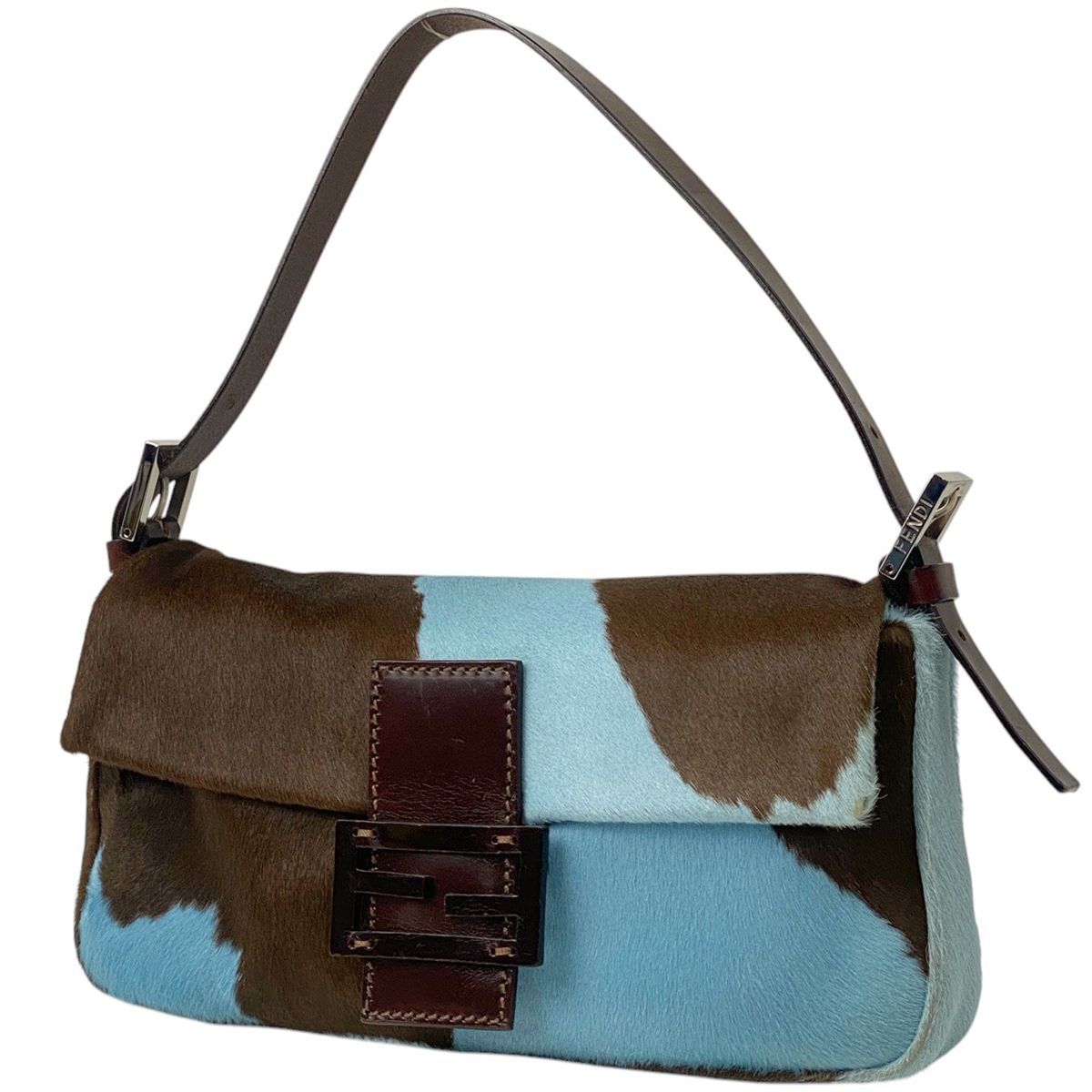 フェンディFENDI ズッカロゴ マンマバゲットワンショルダーバッグ