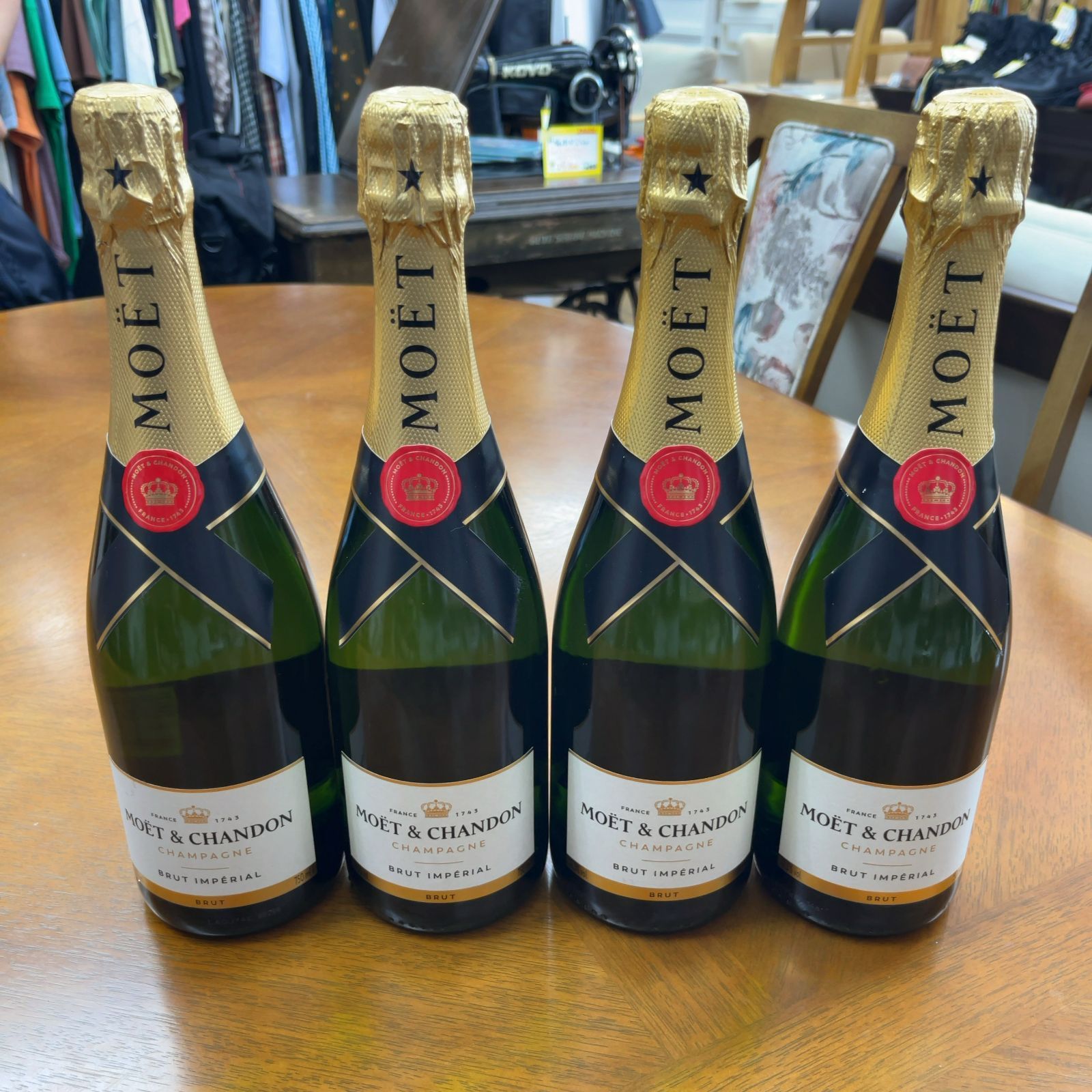 MOET モエシャンドン ブリュット 750ml 箱入 5本セット MOET モエ