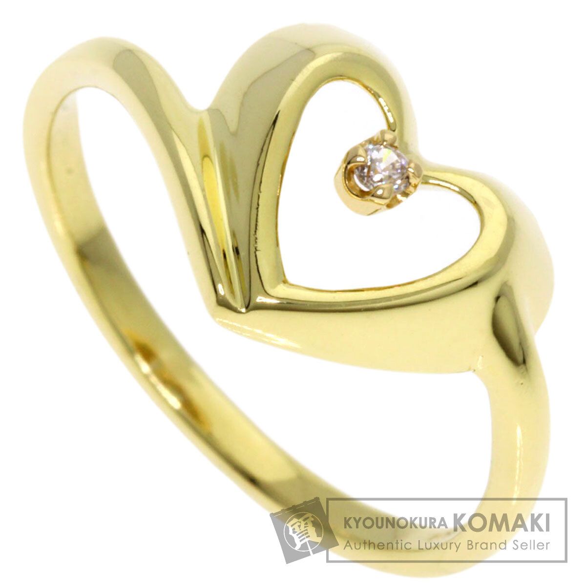 TIFFANY&Co. ティファニー オープンハートダイヤリング Pt950 