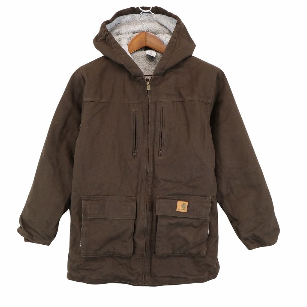 carhartt USA カーハート アクティブジャケット ダック ブラウン M | 古着屋 Uan