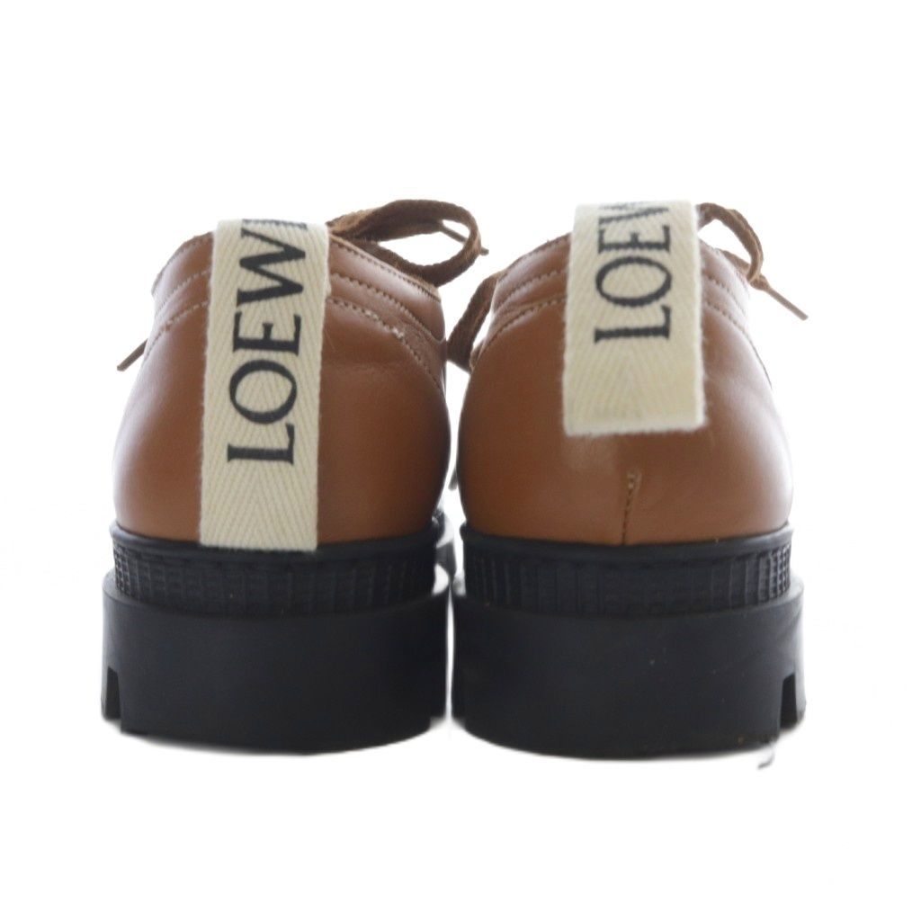 ロエベ LOEWE ダービーシューズ レースアップ レザー 38