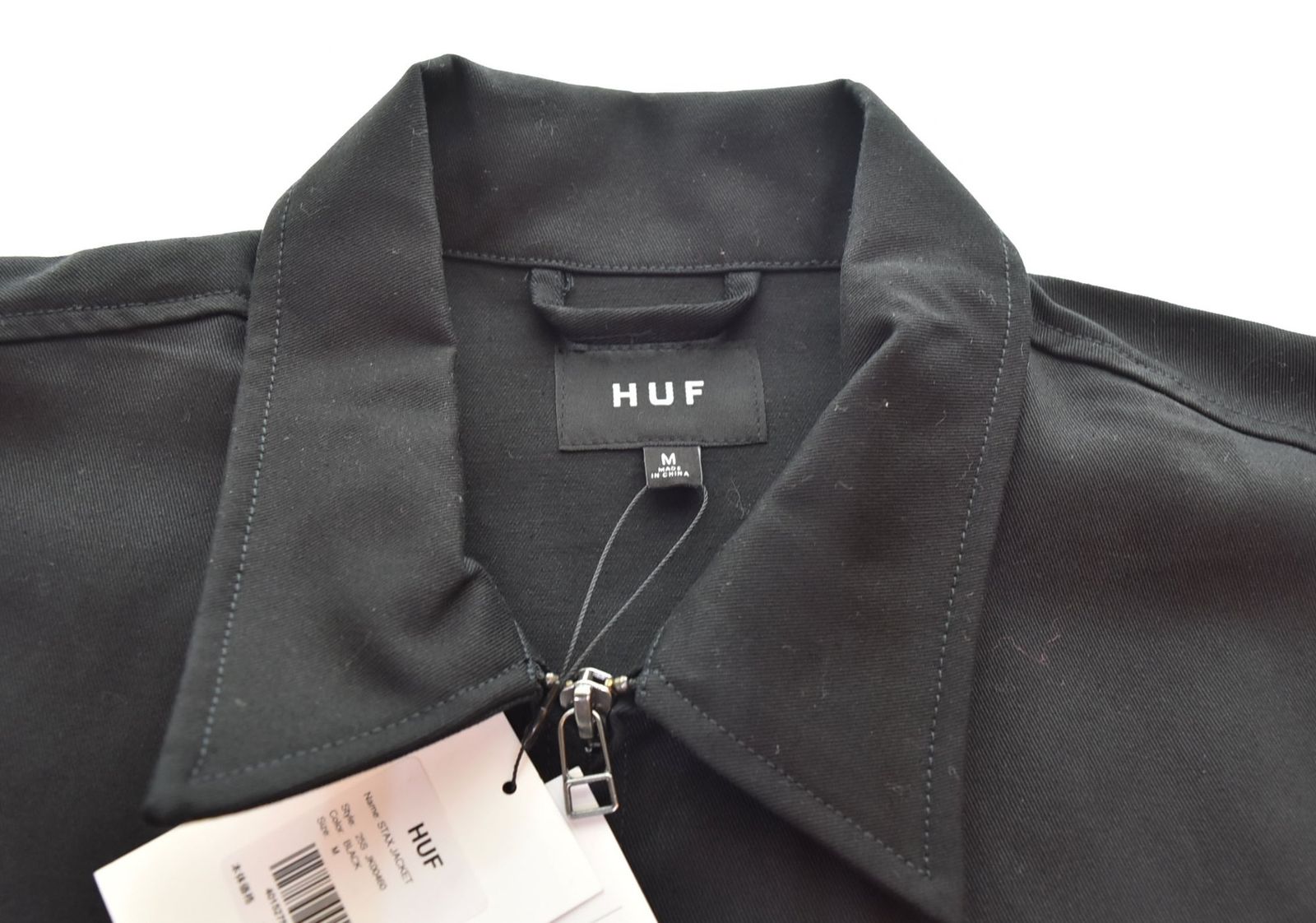 ハフ HUF Stax Jacket スタックス ジャケット 黒 JK00460 ジャケット 