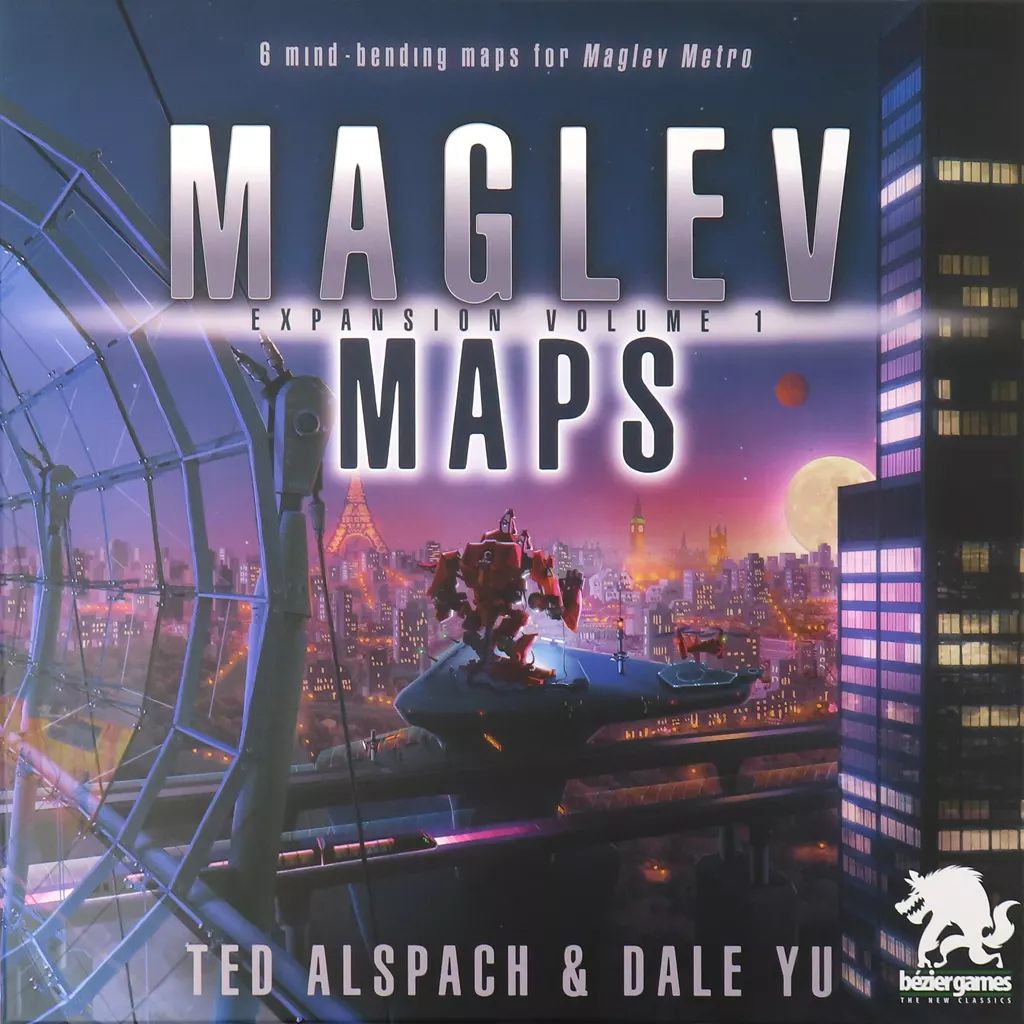 ボードゲーム マグレヴ メトロ マップ拡張Vol.1 英語版 Maglev Maps Volume 1