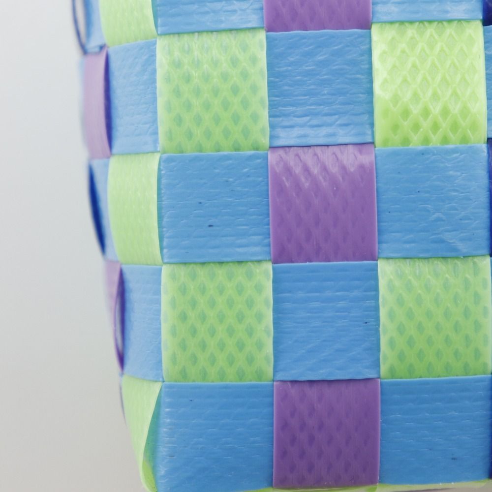 MARNI マルニ ウーブン マイクロバスケット かごバッグ MW55F ポリプロピレン 青 マルチ レディース ハンドバッグ DECORATOM_COM_BR