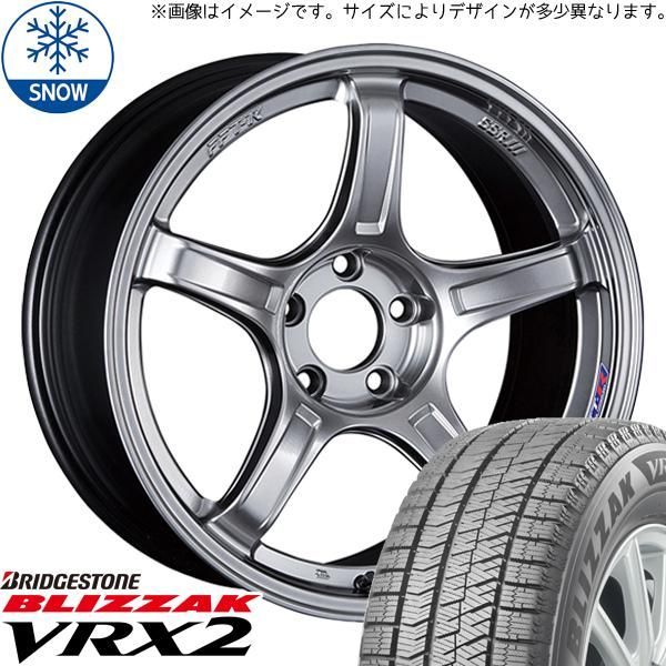225/40R18 スタッドレスタイヤホイールセット GRヤリス etc (BRIDGESTONE BLIZZAK VRX2 u0026amp; SSR GTX03 5穴 114.3)
