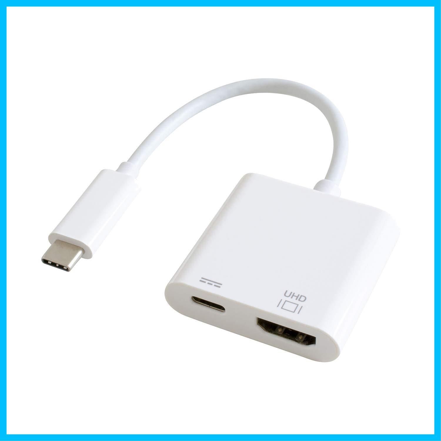 【在庫処分】ゴッパ(GOPPA) USB Type-C-HDMI変換アダプタ (PD 対応) ホワイト GP-CHDH/W