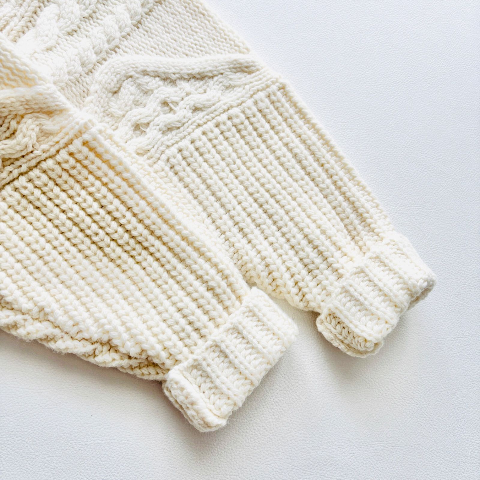 ナゴンスタンス　ケーブルニット 02117 タグ付き ナゴンスタンス nagonstans アランニット ケーブル